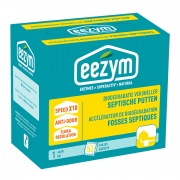 Eezym Versneller Biodegradatie voor Septische Putten - 1 jaar Effectieve versneller op basis van enzymen met 52 zakjes